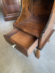 Ethan Allen Dark Antiqued Pine Old Tavern Mid Century Small Side End Table