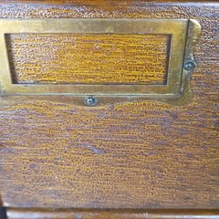 Antique Quarter Sawn Oak 2 Drawer Library Card Catalog File Cabinet Stackable