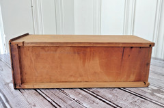 Antique Apothecary Cabinet SINGLE DRAWER Ornate Pull Centerpiece Decor PATINA