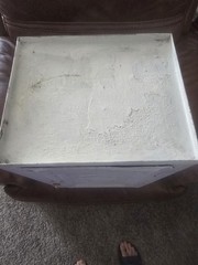 Vintage Farmhouse Tin Metal Bread & Cake Cabinet Cupboard