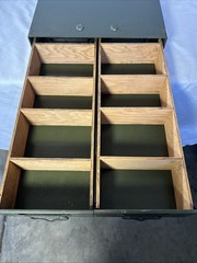 Vintage Safe-T-Stak Industrial Metal File Cabinet By Diebold Inc