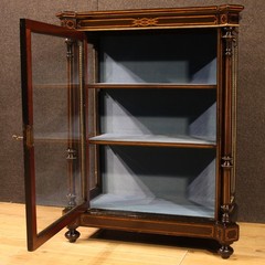 Display cabinet English vitrine furniture sideboard inlaid wood bookcase 800