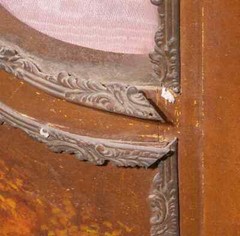 Antique Louis XVI Hand Painted Display Vitrine