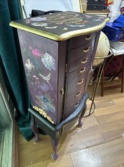 Collectors Cabinet, Dark Acedamia, Goth. One Of A Kind. Signed By Artist