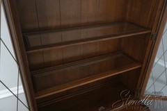 73492: ETHAN ALLEN Maple 2 Door China Cabinet