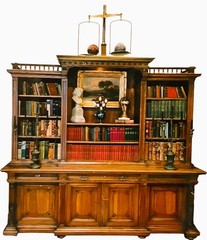 1800s European Antique Breakfront