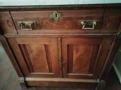 Abernathy Eastlake Antique Cabinets Rare 1880s Furniture Wash Stands Dry Sinks