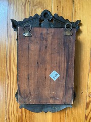 Antique Renaissance Style Wall Safe Bronze Wall Mount Cabinet Lock Box Lions