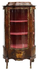 Vitrine, French Louis XV Style, Ormulu, Curved Display, Exceptional, 1800’s!!