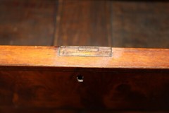 Late 19th century Satinwood Narrow Georgian Vitrine Display Cabinet