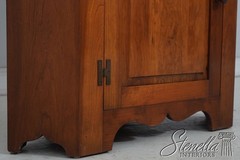L73870: Pair Of STICKLEY Cherry Valley Open Corner Cabinets