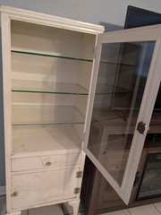 Vintage/Antique? Art Deco Metal Medical Cabinet