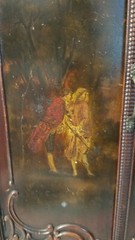 Toilet Cabinet French Hand-Painted, circa 1895 ANTIQUE
