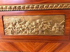 A Louis XVI Style 19th Secretaire a Abattant Linke Bronze MUSEUM PIECE