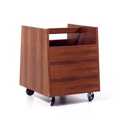 Rolf Hesland for Bruksbo Mid Century Danish Rosewood Record Caddy