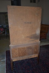 Vintage MCM Walnut China Cabinet Hutch Glass Door Drawer Base 1950s–60s