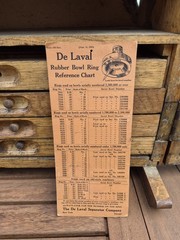 Early 20th Century DeLaval Cream Separators Cabinet