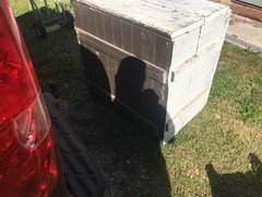 Antique Handmade Wood Primitive Cabinet Original Hardware 32-1/2 X33 X 21-1/2