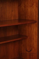 Lane ‘Tuxedo’ Mid Century Modern Walnut China Cabinet