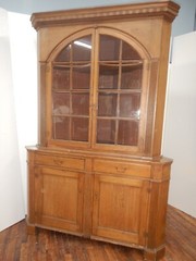 Antique Eastern Shore MD Sussex Co. DE Corner Cupboard Cabinet