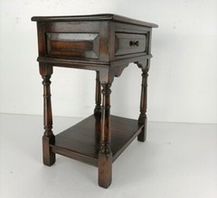 Antique Desk Cabineet Hallway Furniture, Side Table two Tier Barn style Gorgeous