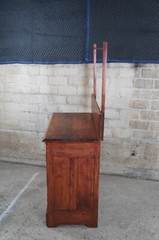 Antique Victorian Eastlake Washstand Cabinet Dry Sink Commode w Towel Bar