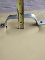 Rare Vintage Square Shaped Metal Box Large File Box Recipe