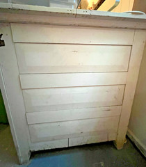Vintage Wood Flat File Cabinet – Blueprint Drafting Architectural Art