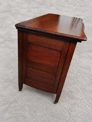 Versatile Antique Cherry Finished Cabinet 2 drawers with 2 cabinet doors below
