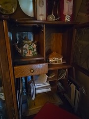 Antique Secretary Side By Side Desk