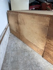 Vintage multi drawer apothecary wood cabinet woodworker carpenter bin storage