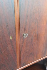 Mid Century Danish Rosewood Corner Cabinet Storage Cupboard 6167
