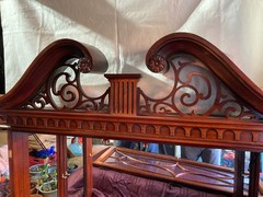 Thomasville MAHOGANY Georgian Collection BREAKFRONT CHINA CABINET / BOOKCASE