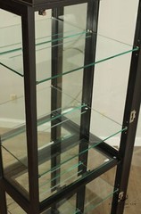 Contemporary Five Tier Illuminated China Display Cabinet