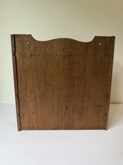 Old Time Wood Wooden Desk Office Letter Drawer Box Organizer | Ready to Hang