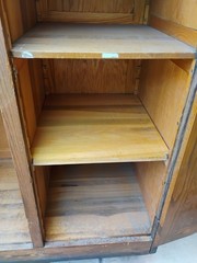 Antique Oak Post Office Cabinet,