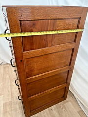 Antique Tiger Oak Filing Cabinet H.S Crocker San Francisco four Drawers c1905