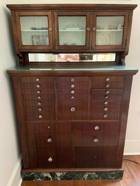 Antique Early 20th Century/late 19th Century Dental Cabinet