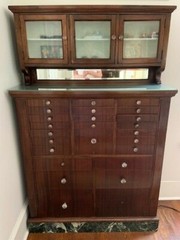 Antique Early 20th Century/late 19th Century Dental Cabinet