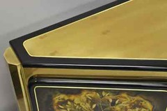 Bernhard Rohne For Mastercraft Acid Etched Brass Tree Of Life Credenza Cabinet