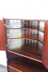 Mid Century Danish Rosewood Corner Cabinet Storage Cupboard 6167