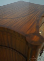 L70009: MAITLAND SMITH Adams Style Satinwood Console Cabinet