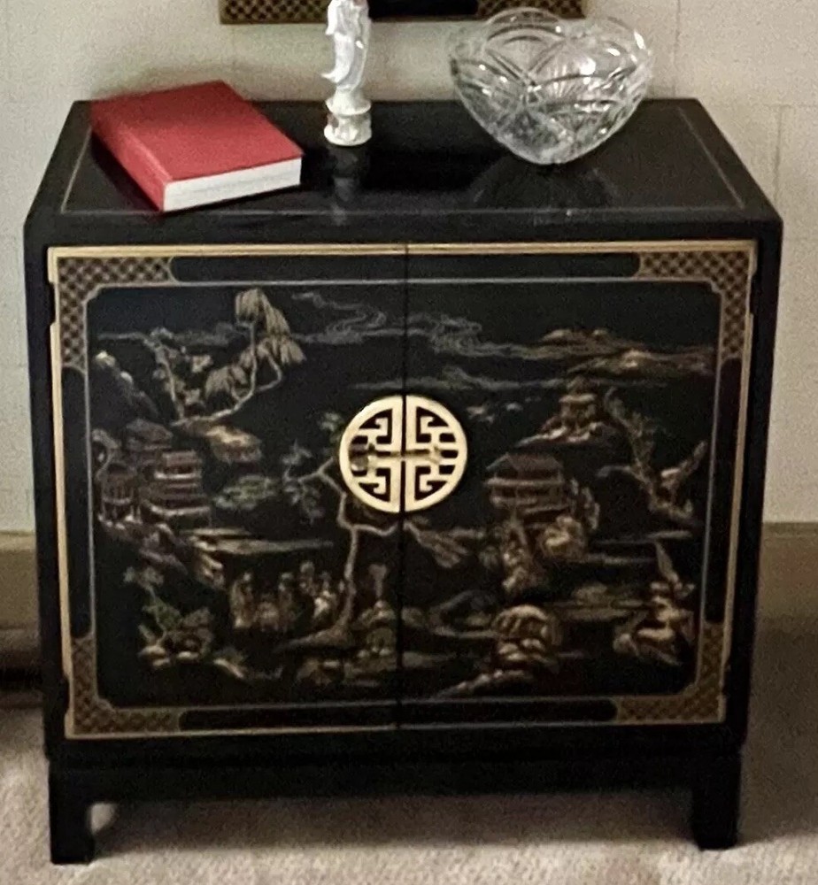Chinoiserie Drexel Oriental Cabinet
