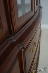 71360: PENNSYLVANIA HOUSE Cherry China Cabinet Breakfront