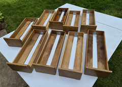 Vintage Library Card Catalog File Drawers Lot of 9 Remington Rand ?