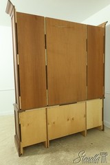 F33178: Mahogany Custom Made Pool Rack Bookcase Cabinet