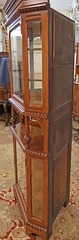 19th Century Oak Victorian Corner Cupboard Corner Cabinet Circa 1880’s