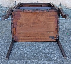 Antique Vintage Victorian Old Solid Mahogany Record Storage Sheet Music Cabinet