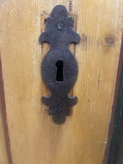 Antique Scandinavian Painted Pine Cupboard