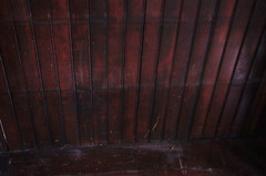 Antique Mahogany Display Cabinet with Glass Doors